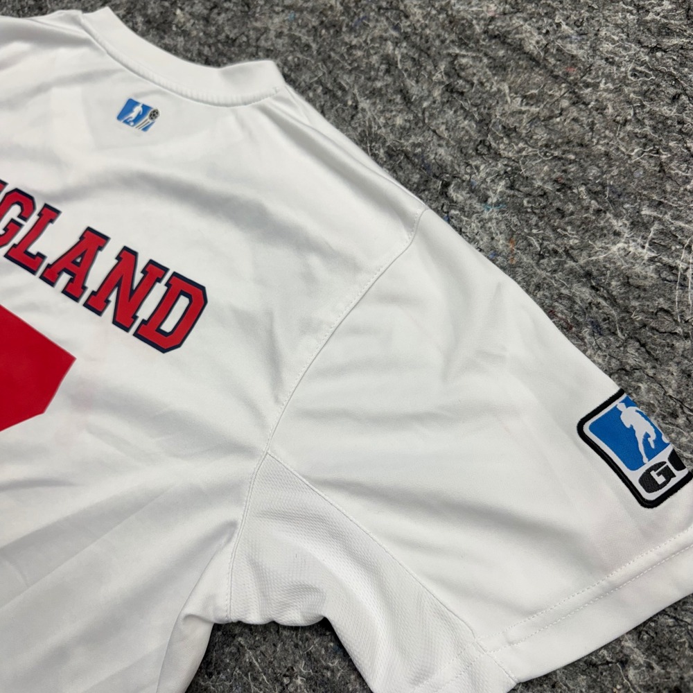 GOL England Soccer Jersey Mens Medium White Red Blue Number 7 Football Shirt - Picture 10 of 10
